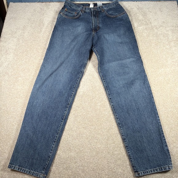 Lucky Brand Gene Montesano Blue Jeans Mens 31 (FITS 30 X 32) Made In USA Denim - Picture 2 of 10